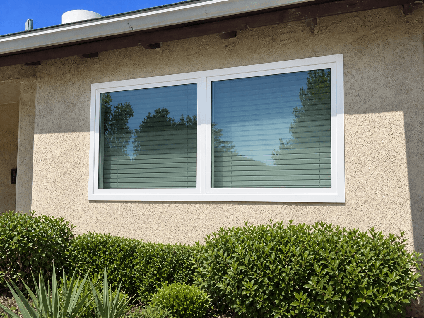 After - Full window replacement — Fresno area home