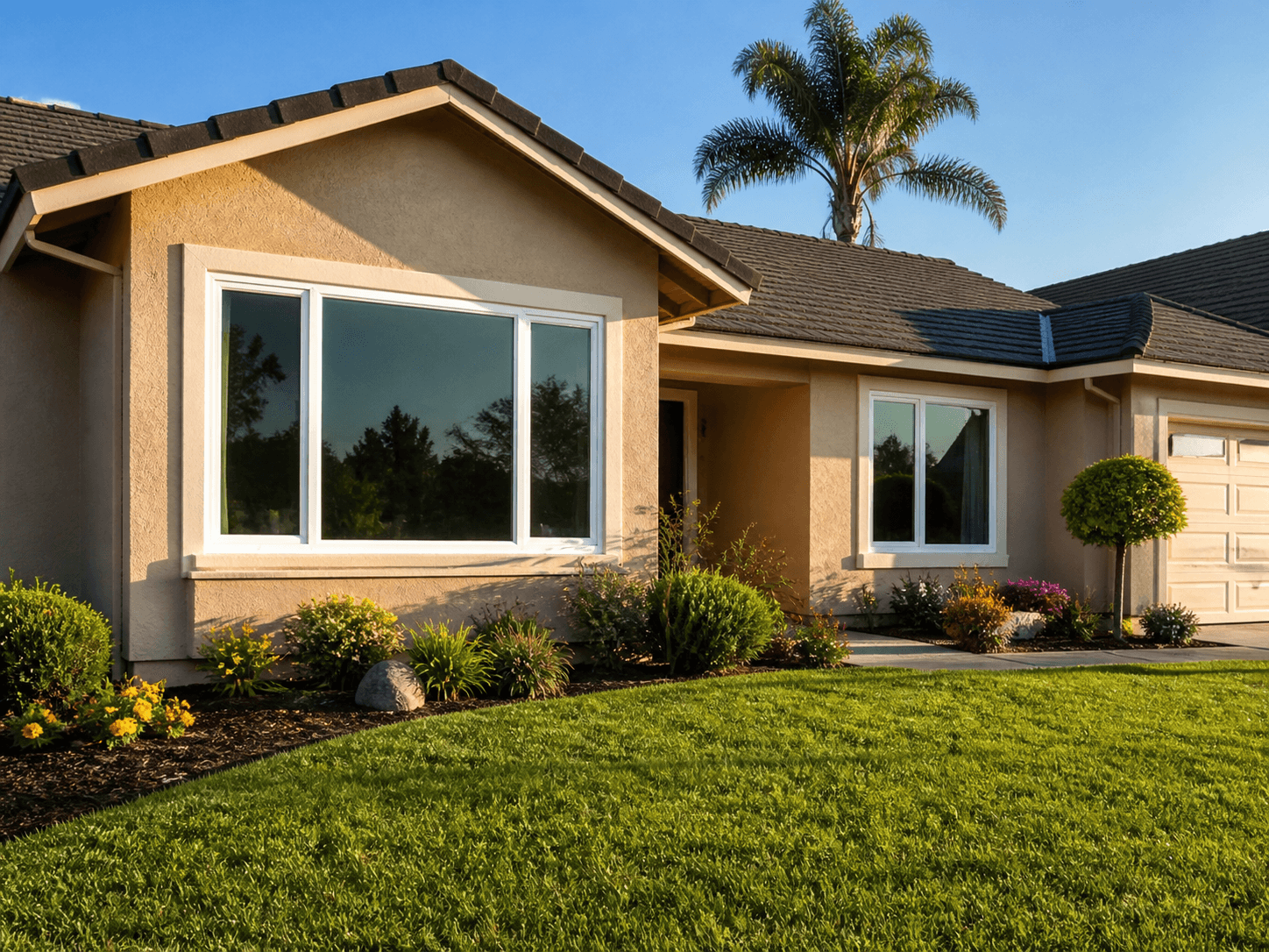 Window replacement project in Fresno by Home Energy Construction
