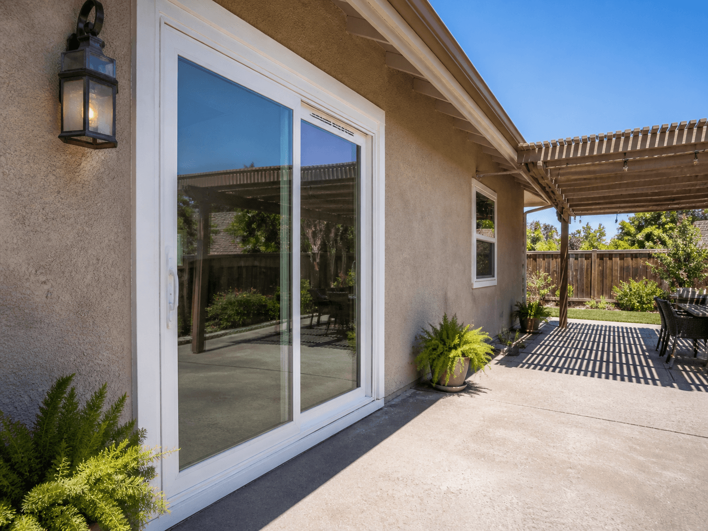 New Anlin sliding glass patio door